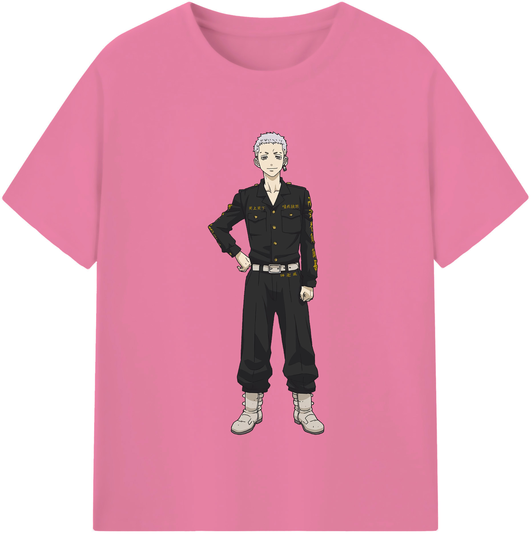 （画像用） 東京リベンジャーズ Tokyo Revengers 綿100％半袖Tシャツ（フロントプリント）